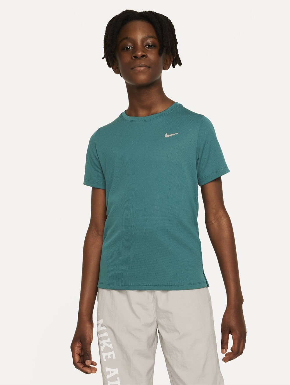 Nike Dri-Fit Tee - Size Medium Youth Boys -   Teal Green Blue Cyan